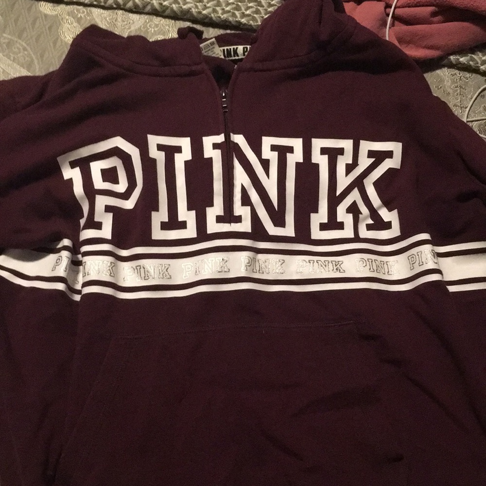 Victoria secret half zip hoodie
